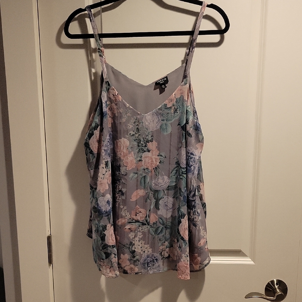 Torrid Spaghetti Strap Sophie Top - Picture 1 of 6